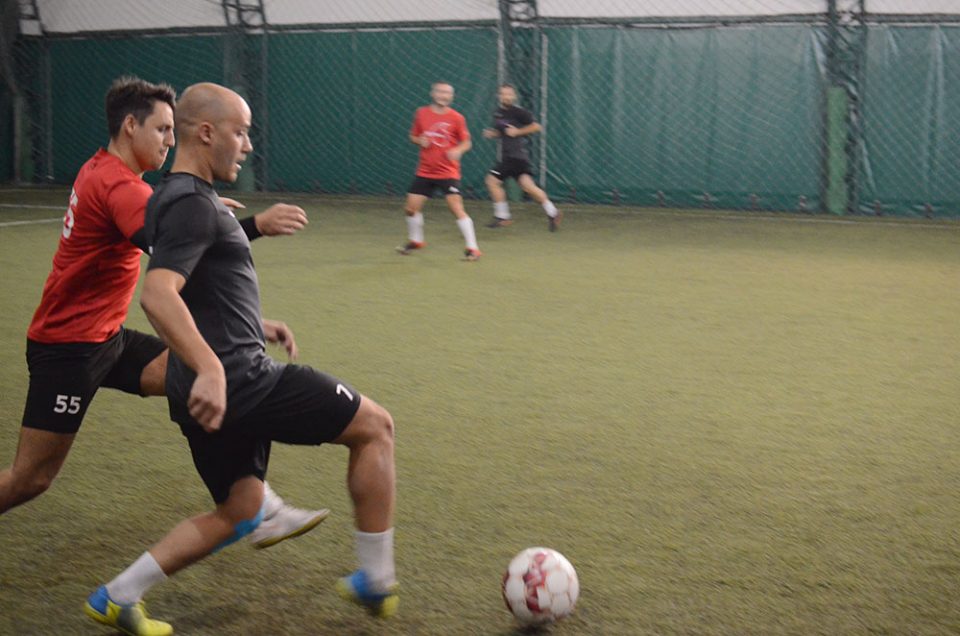 Vodafone, IBM, teren fotbal Brasov